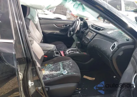 2015 Nissan Rogue Sv from USA, damaged, VIN KNMAT2MV4FP563792